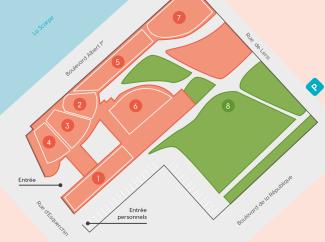 Plan du Campus de Douai